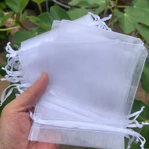 Tas Pohon buah, sayur, Tas Pohon buah, tas serut jala transparan, pelindung bernapas dan tahan serangga - Product Image 2
