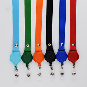カスタム昇華プリントポリエステル製ランヤード、オフセット印刷名札、プラスチックカードホルダーフック、オリジナルロゴデザイン - Product Image 5