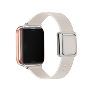 Correa de Reloj Lionorm para <span class=keywords><strong>Apple</strong></span> <span class=keywords><strong>Watch</strong></span>, Hebilla Magnética Cuadrada, Correa de Cuero Genuino, Correa Delgada para Iwatch 10 9 8 Ultra SE 38-49mm - Product Image 6