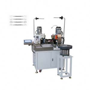 Automatic <b>Wire</b> Double Ends Crimping Terminal Head Sleeve Insert Machine <b>Crimper</b> Tool - Product Image 3