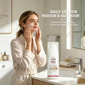 48g SPF46 Oxyde de zinc teinté avec niacinamide, <span class=keywords><strong>non</strong></span> <span class=keywords><strong>comédogène</strong></span>, résistant à l'eau et à la transpiration, pour les peaux sujettes à l'acné et à la rosacée - Product Image 5