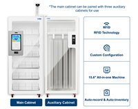Carte IC personnalisée méthode de connexion boîte à colis intelligente casier de stockage en métal armoires médicales RFID intelligentes serrures de porte armoire RFID