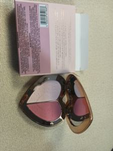 高級ブランド2色ラブブラッシュ高品質ミネラルハーブ成分柔らかいきらめくパウダー - Product Image 5