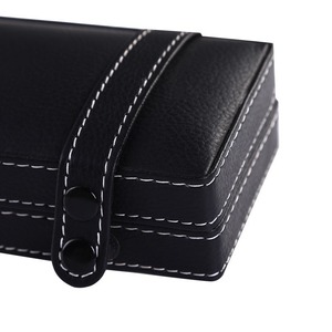 Cổ Điển Màu Đen Mát Bút Da Trường Hợp Quà Tặng Sang Trọng Đóng Gói Hộp Da Trường Hợp Bút Cho Nam Giới Chiến Thuật Súng Bút - Product Image 3