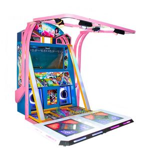 Wholesale Manufacturer 2 Player Cubic Revolution Drum Dance Arcade <b>Game</b> <b>Machine</b> 55" Monitor 110V/220V Compatibility English - Product Image 4