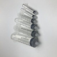 Seringue industrielle Luer Lock en plastique avec aiguilles émoussées pour la distribution de colle et de liquides