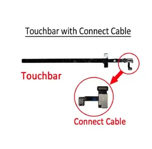 Original New A1706 A1989 A2159 A2141 A1707 A1990 A2251 A2289 A2338 Touchbar W/Flex Cable For Macbook Pro LED Screen Bezel Panel