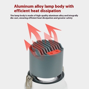 Modern Aluminum LED Recessed <strong>Spotlight</strong> 5W/7W/10W for Home Office Ceiling Lighting IP33 Rated Anti-Glare 15-36 <strong>Beam</strong> Angle - Product Image 4