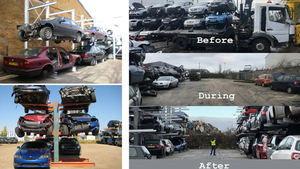 Estante de almacenamiento de acero para coche, estantería <span class=keywords><strong>Cantilever</strong></span> Q235 de alta resistencia, 4S - Product Image 6