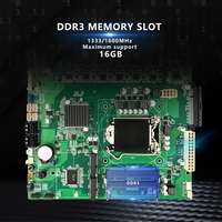 Carte mère Intel H77 avec 6 ports LAN 2,5 Gbps, DDR4 16 Go, processeur Core i3/i5/i7 de 3e génération, Celeron, routeur logiciel, pare-feu