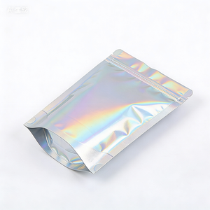 Bolsas de Embalaje de Grado Alimenticio con Cierre Hermético y Diseño Personalizado para Alimentos para Bebés, con Lámina Holográfica Brillante - Product Image 3