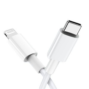iPhone <b>USB</b>-<b>C</b> To <b>Lightning</b> <b>Cable</b> 1M And 2M White Fast Charging Data Sync For Apple Devices - Product Image 5