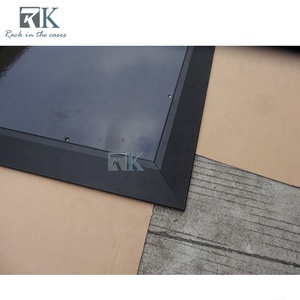 Piste de danse noire avec bords en aluminium, décorations extérieures, piste de danse pour événements - Product Image 6