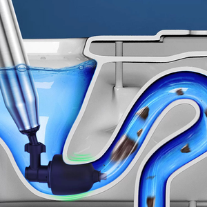 Salle de bains Cuisine Évier Toilette Haute Pression d'Air Piston Pompe Air Plongeur Toilette Plongeur Vidange Ouvreur Tuyau Débloqueur - Product Image 2