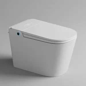 Baño de Australia Inodoro eléctrico Colgado en la pared Inodoros automáticos inalámbricos Inodoro inteligente de cerámica para proyecto