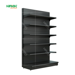 Kệ siêu thị tầng thường vụ Kệ thực phẩm Kệ hiển thị đứng với ánh sáng LED cửa hàng tạp hóa Rack hiển thị - Product Image 3