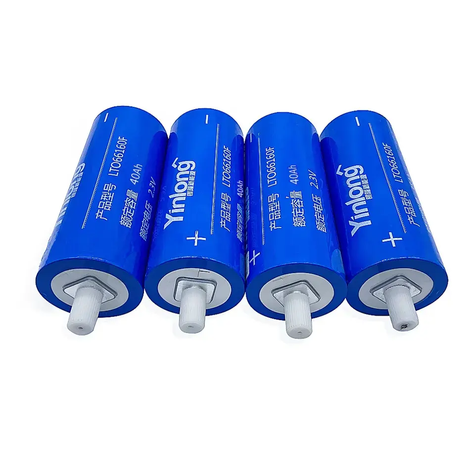 Yinglong 30000 Diepe Cyclus 6Min Snel Opladen 2.3V 45ah 40ah 66160 Lto Lithium Titanaat Batterij Voor 12V Auto Audio