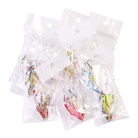 Vente en gros CB036 7,9 cm 8,9 g Leurres de pêche artificiels en plastique dur avec hameçon à plumes