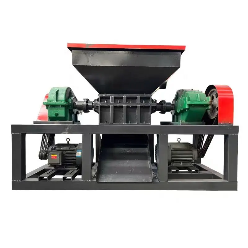 Automatische Afval Hout Pallet Shredder Machine Industriële Mulcher Hout Chipper Crusher Grote Shredder Mobiele Recycling