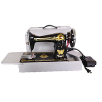 Machine à coudre domestique mini JA2-1, neuve, à aiguille simple, alimentation manuelle, mécanisme robuste, moteur à lit plat avec point de chaînette.