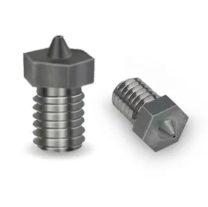 Tungsten carbide 3d printer nozzle 0.4mm disesuaikan untuk multi nozzle 3d printer 0.3mm nozzle 3d untuk diskon besar