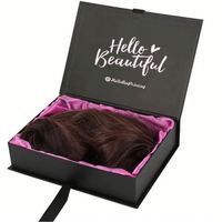 Boîtes d'emballage en carton personnalisées de luxe éco-créatives pour parfum, chaussures pour cheveux, perruque, soins de la peau, brillant à lèvres, vêtements, papier magnétique UV