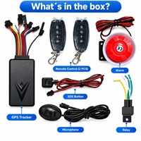 Traceur GPS 4G avec sirène et télécommande YLG406 pour moto