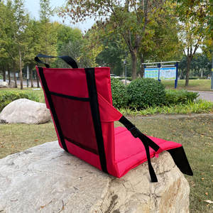 Cojín de Asiento Plegable Portátil y Ligero con Diseño Minimalista, Soporte para la Espalda, Bolsillos de Almacenamiento Grandes, Muebles de Exterior de Oxford - Product Image 3