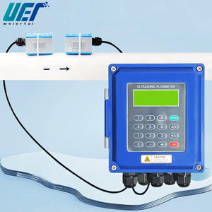 Débitmètre à ultrasons mural à pince Welta avec RS485, personnalisable OEM, précision +/-0,5%, protection IP65 - Product Image 1