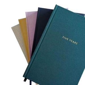 Tùy chỉnh <span class=keywords><strong>hardback</strong></span> A6 Tạp Chí Linen máy tính xách tay Linen bao phủ trống cuốn sách - Product Image 2