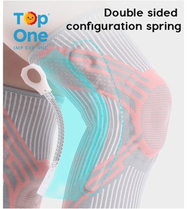 Top One Sports Silicone Gel Patella Pad Genouillère Compression Basketball Protecteurs Manches pour la Protection - Product Image 5