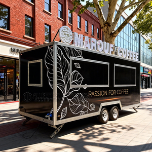 Camions de restauration rapide de 16 pieds à vendre, chariot mobile de rue avec cuisine complète, remorque alimentaire conforme aux normes américaines - Product Image 2