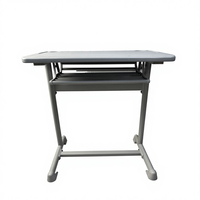 Ensemble table et chaise d'école moderne en ABS durable pour la salle de classe, le bureau à domicile, le salon