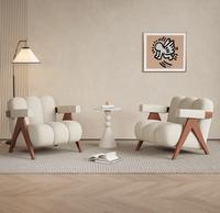 Fauteuil de détente individuel haut de gamme design moderne, luxueux, confortable, écologique et durable pour chambre, hôtel, appartement, salon