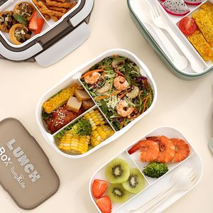 Cartoon Bento Lunch <b>Box</b> Eco-friendly <b>Plastic</b> Lid Portable Fast Food <b>Box</b> for Students Office Workers 1-3L Capacity Dual Tier 2 - Product Image 6
