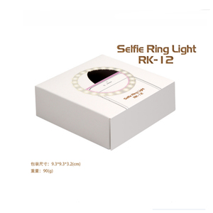Diffuseur de lumière annulaire pour <span class=keywords><strong>selfie</strong></span> sur téléphone, lumière flash LED rechargeable, universel pour téléphone portable pour <span class=keywords><strong>iPhone</strong></span> 8 X <span class=keywords><strong>7</strong></span> 6 S Plus Samsung - Product Image 5