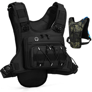 Sac de poitrine pour course à pied, gilet d'hydratation pour cyclisme, randonnée, course à vélo, marathon, sac de sport tactique pour hommes et femmes, sac à dos de camping - Product Image 1