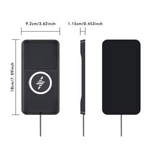 Soporte de carga inalámbrica rápida Cargador de coche universal de 15W Productos recién llegados para la serie iPhone 16 y para Samsung para <span class=keywords><strong>airpods</strong></span> - Product Image 4