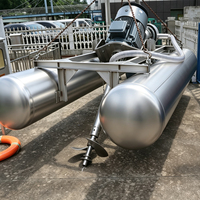 Aérateur à jet de refoulement pour le traitement de l'eau, aérateur pour l'oxygénation des eaux usées des réservoirs biochimiques
