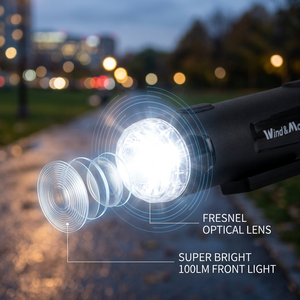 Dual-Schalter Fahrradhelm-Licht Vorne und Hinten 200 Lumen Wasserdichte Superhelle LED-Fahrrad-Sicherheitswarnleuchte für Rennrad <span class=keywords><strong>MTB</strong></span> Zubehör - Product Image 3
