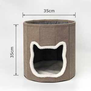 Casa del gatto pieghevole casa del gattino all'ingrosso della fabbrica del condominio dell'animale domestico - Product Image 4