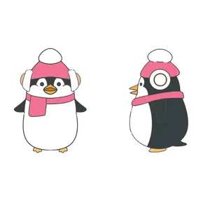 Persoonlijkheid Schattige Creatieve Pinguïn Familie Pluche Knuffel Speelgoed Custom Oceanarium Souvenir Mascotte Cadeau