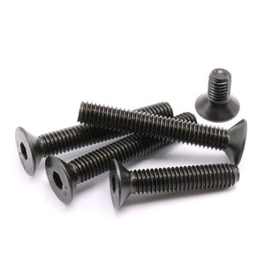 Vis à tête fraisée Allen à six pans creux, oxyde noir, grade 10.9, DIN7991, M2 M3 M4 M5 M6 M8 M10 M12 M14 M16 - Product Image 5