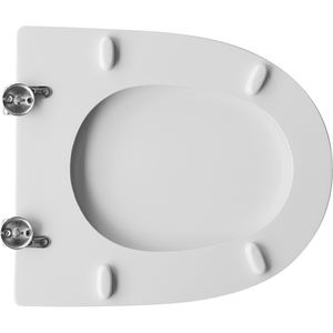 Abattant de toilettes moderne à dégagement rapide pour Vitra S50 Vase, design allongé à fermeture douce avec matériau UF en urée pour salle de bain - Product Image 2