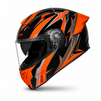 Casque de moto modulaire intégral homologué DOT, en ABS, avec double visière, personnalisable, pour une conduite sécurisée