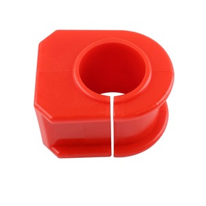 Auso-Racing Front Stabilizer Bushing K80201 <b>Split</b> Back Red For Ford F250 F350 F450 1999-2006 - Product Image 2