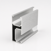 Rails en aluminium pour panneaux solaires photovoltaïques de 2,4 mètres ou longueur OEM, supports de montage solaire, rails solaires pour accessoires de montage de systèmes d'énergie solaire