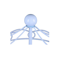 Accessoires d'ameublement de fête de mariage blanc fer métal arbre rotatif rotatif carrousel Cupcake présentoir
