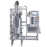 Ligne de production d'acide citrique à l'échelle pilote, bioréacteur à levure 100L avec cuve sous pression et moteur, facile à utiliser