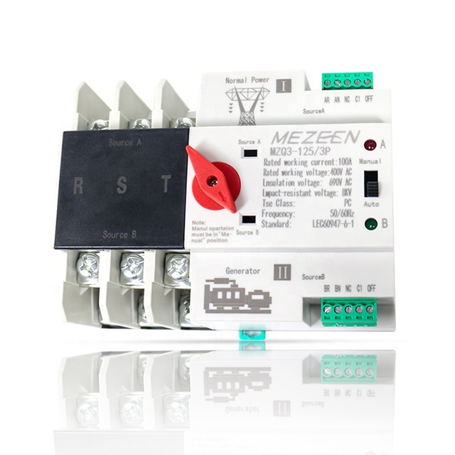 Double Throw Double Triple Quadruple Pole MTS ATS Manual Automatic Transfer Switch 3P Power Generator Transfer Switch